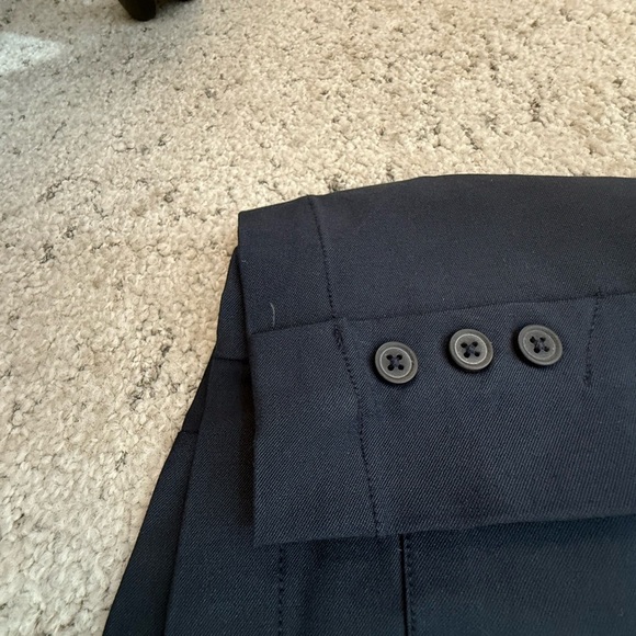 Ike Behar S NWOT travel blazer rayon/spandex Navy Lightweight - Picture 9 of 13